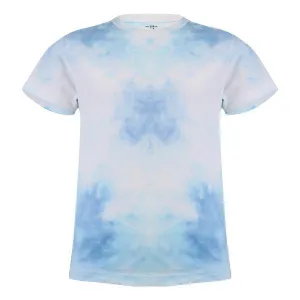 BOYS SHORT-SLEEVE TIE AND DYE TSHIRT - BLUE