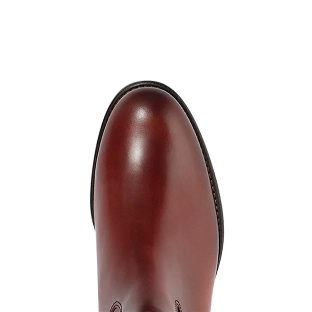 Brook Extra Slim Fit Calf Leather Rider Boots - GAB30576 / 316 817