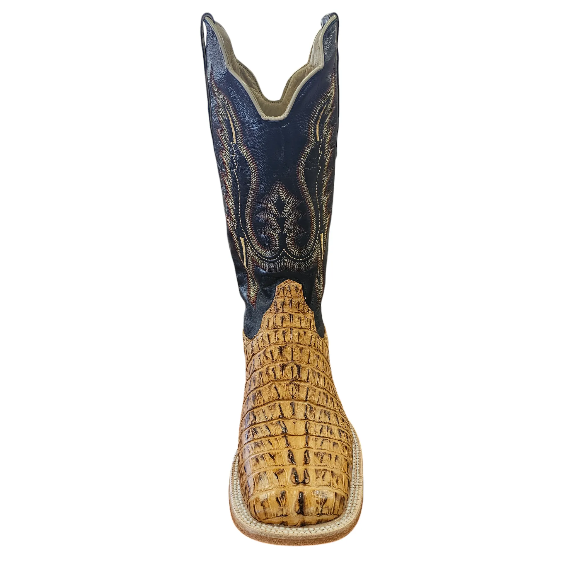 Men's Saddle Hornback Caiman Tail